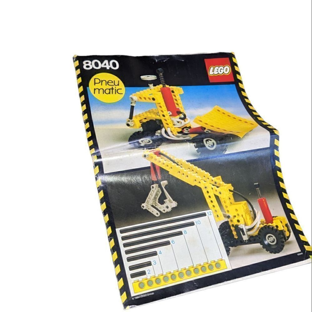 Lego Technic Universal Pneumatic Fork Lift‎ 8040 Instructions ONLY Vintage 80s